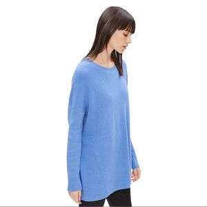 Eileen Fisher ORGANIC COTTON SILK ROUND NECK TUNIC